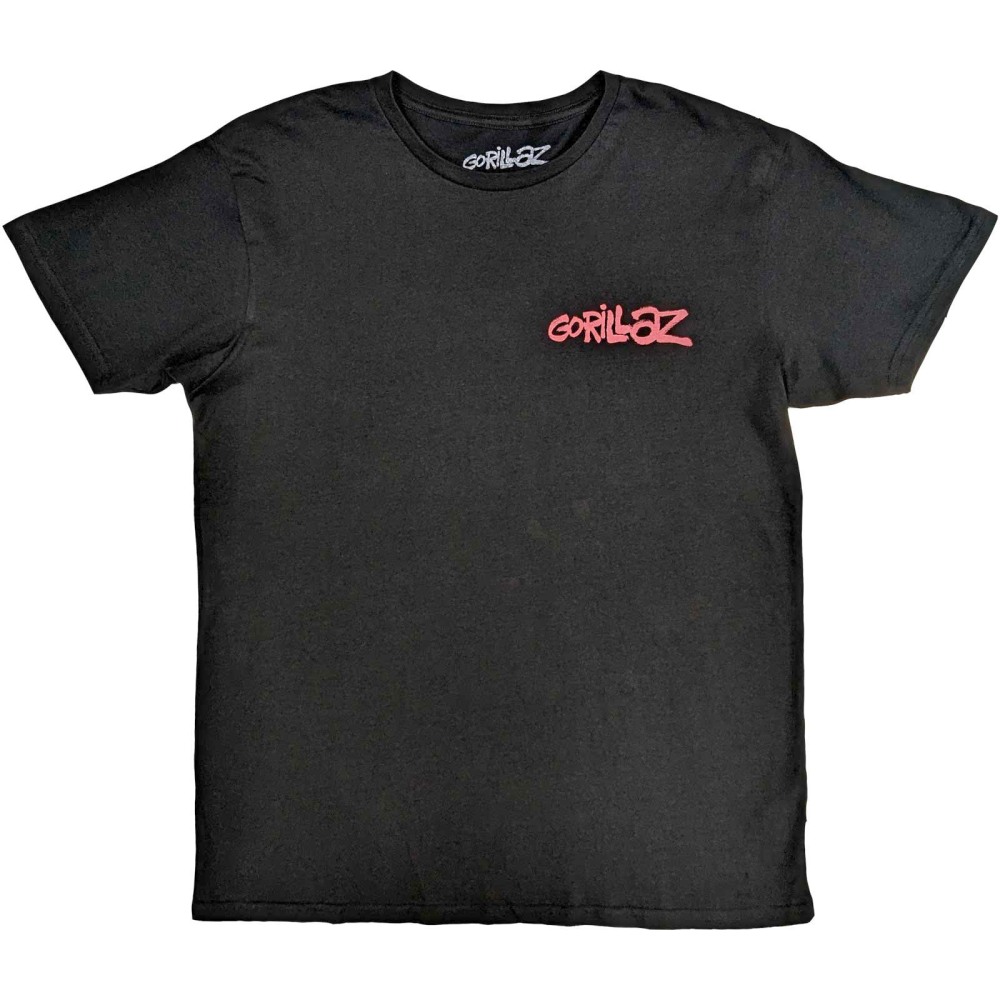 Gorillaz - Cult Of Gorillaz Heren Tshirt - Zwart